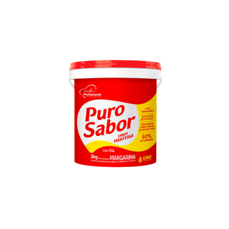 Margarina Puro Sabor Balde 3 kg