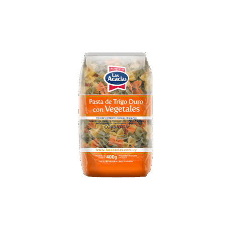 Pasta de Sémola de Trigo Duro com Vegetales - Corbatita