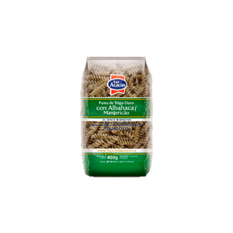 Pasta de Sémola de Trigo Duro com Albahaca - Tirabuzon