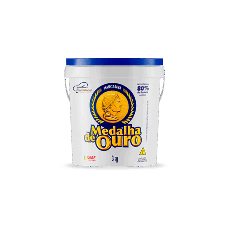 Margarina Medalha de Ouro Balde 3kg