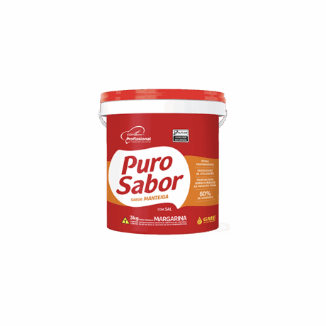 Margarina Puro Sabor Balde 3 kg