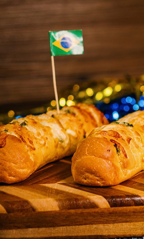 Pão de Alho com pasta cremosa